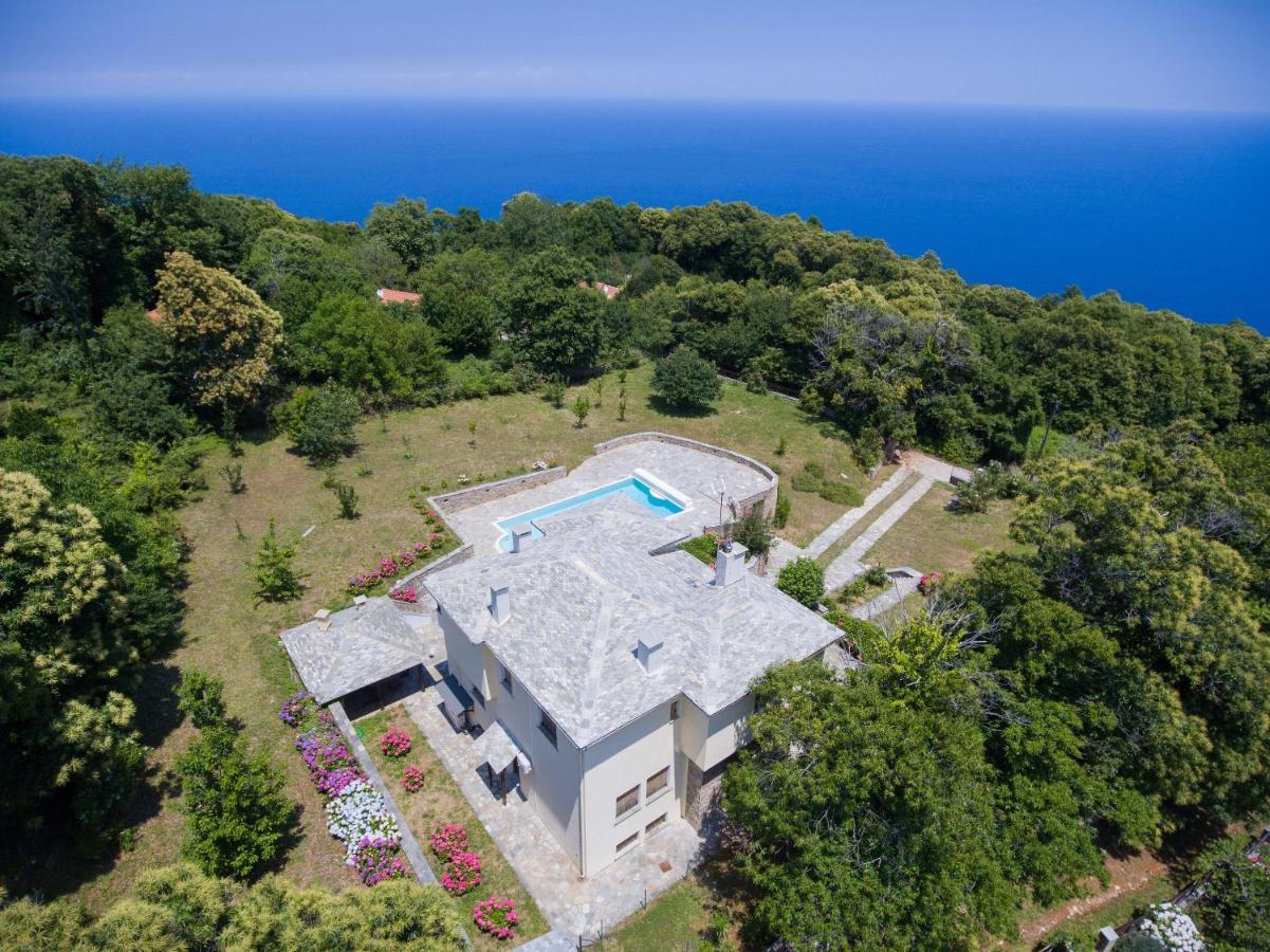 Luxury Villa With Pool In Tsagarada Ngoại thất bức ảnh