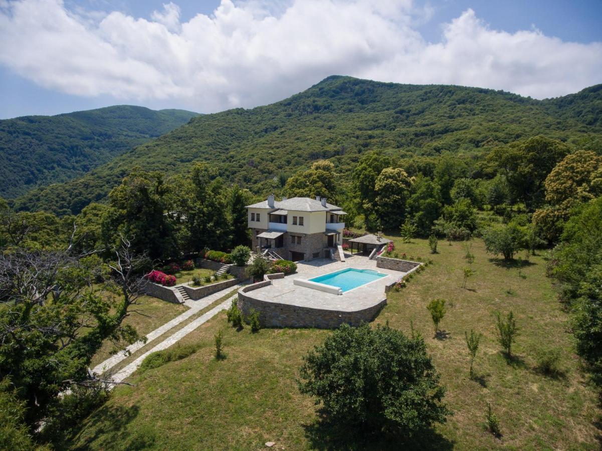 Luxury Villa With Pool In Tsagarada Ngoại thất bức ảnh