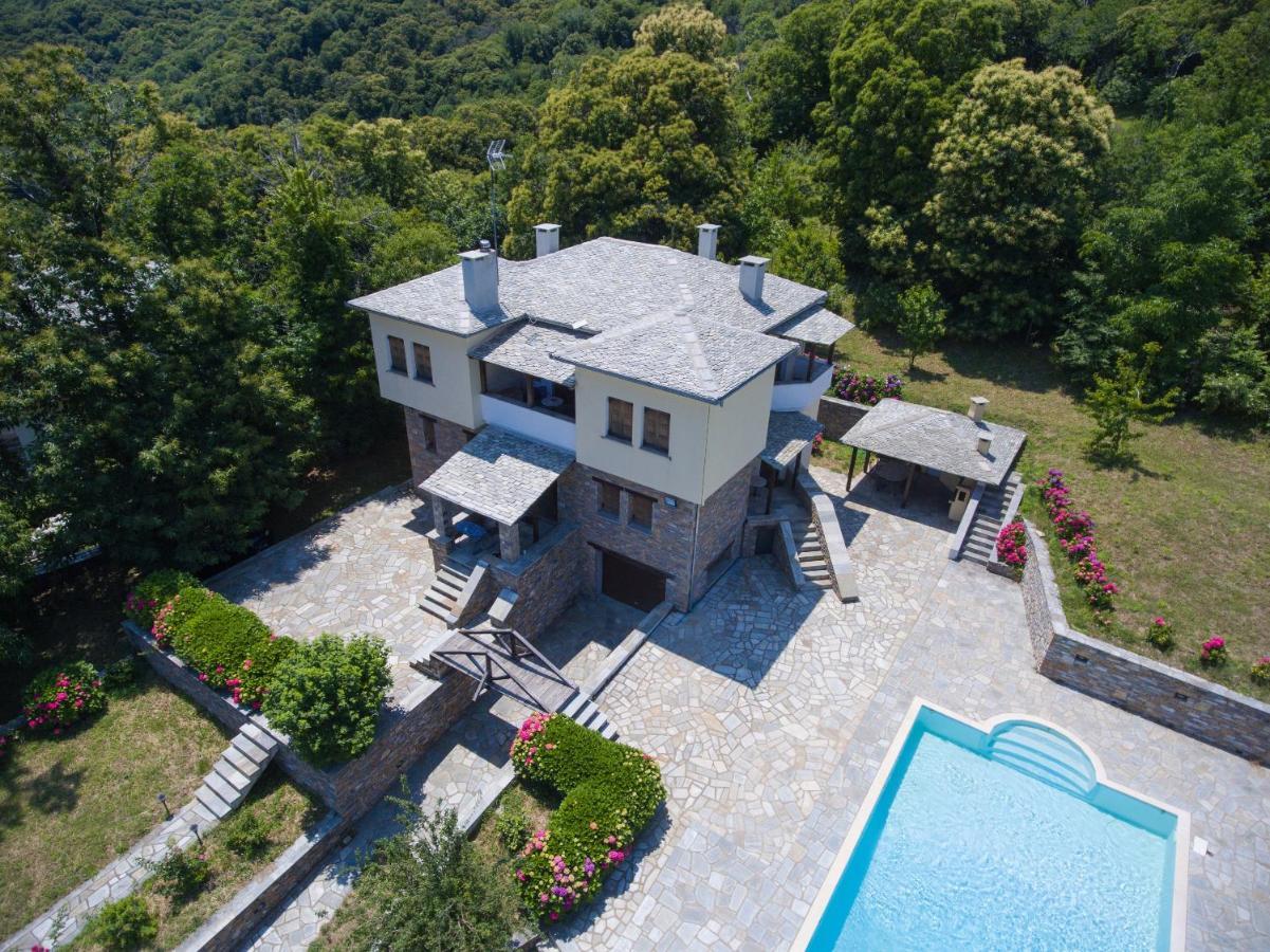 Luxury Villa With Pool In Tsagarada Ngoại thất bức ảnh