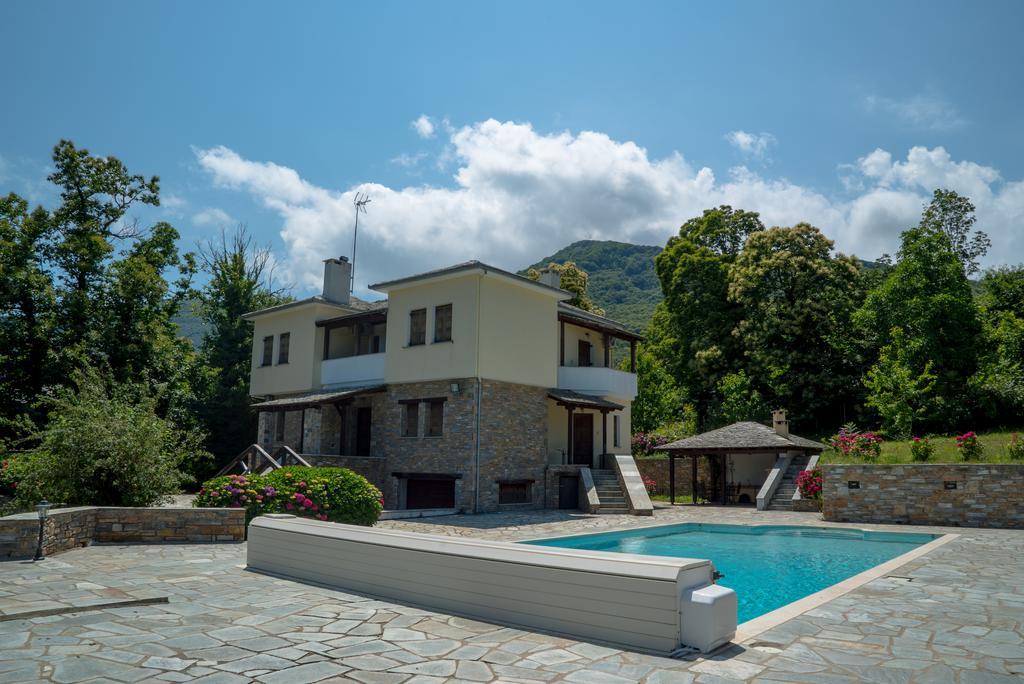 Luxury Villa With Pool In Tsagarada Ngoại thất bức ảnh