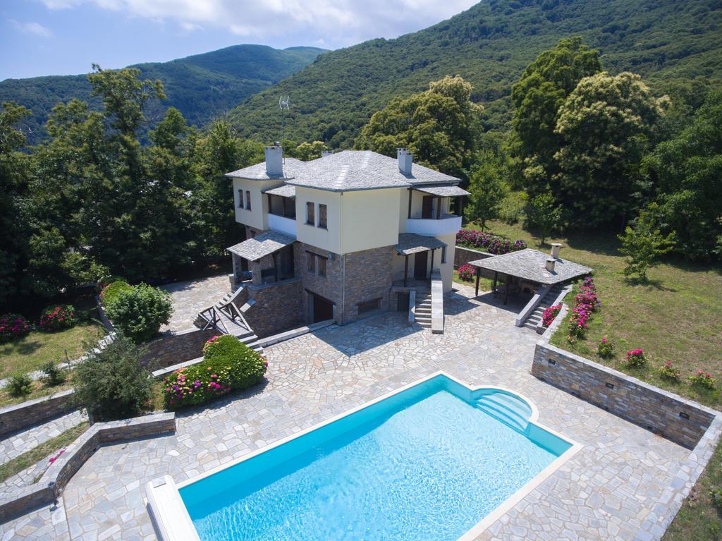 Luxury Villa With Pool In Tsagarada Ngoại thất bức ảnh